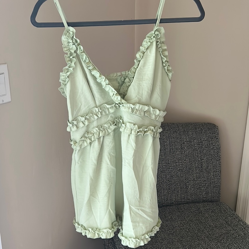 Light green romper